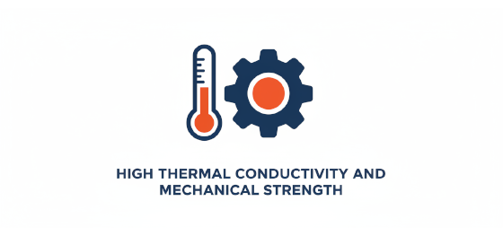 high thermal conductivity and mechanical strength icon
