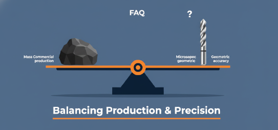 balancing mass commercial production against microscopic geometric accuracy icon