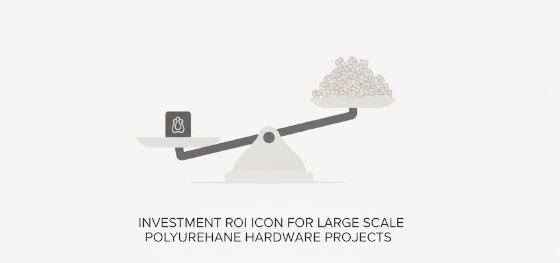 investment ROI icon for large scale polyurethane hardware projects