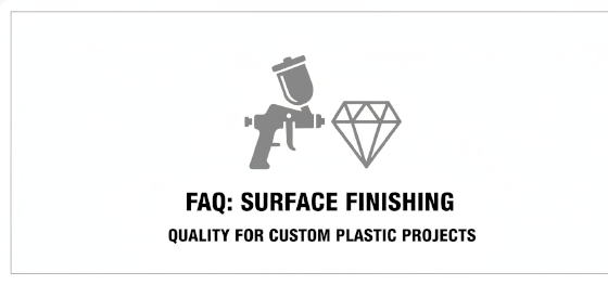 high quality surface finish icon for custom plastic molding projects