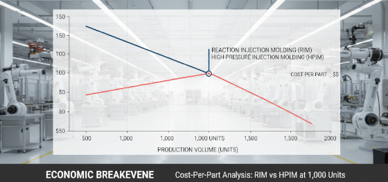 economic breakeven analysis for reaction injection molding projects