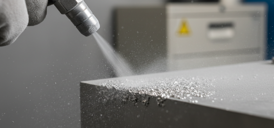 Sandblasting process