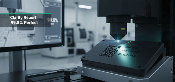 laser etching plastic parts