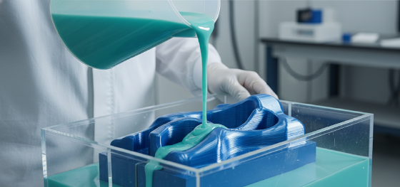 silicone mold making process