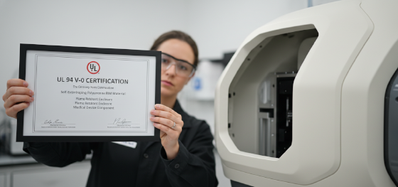 UL94 V-0 certified flame retardant polyurethane RIM part