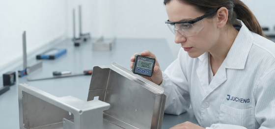 measuring precision bent flange angles