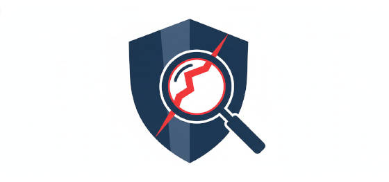 industrial quality control inspection and failure analysis icon