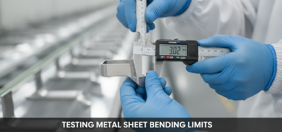 testing metal sheet bending limits