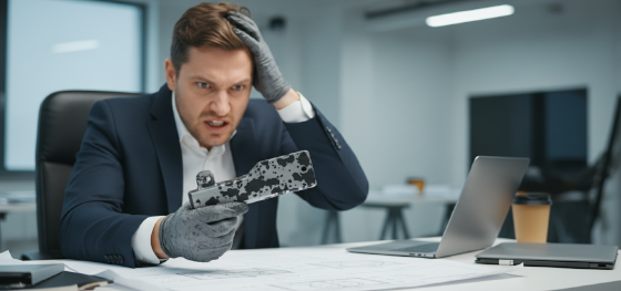 catastrophic silicon smutting defects ruining expensive metallurgical coatings