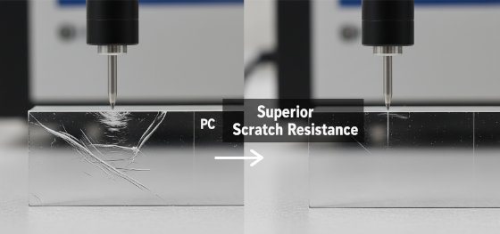 plastic surface hardness