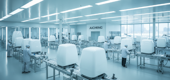 JUCHENG Shenzhen facility for high end polyurethane RIM painting and bonding