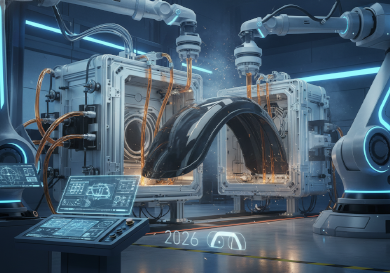 massive tractor fender demolding from low pressure reaction injection molding tool.png