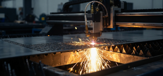 laser cutting dense hole array