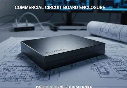 premium matte black metallic enclosure for commercial circuit boards.png