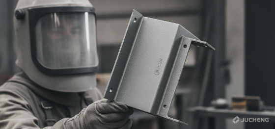 custom sandblasting sheet metal part