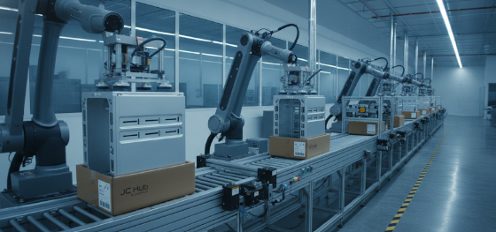 integrated turnkey facility packing high precision aerospace components