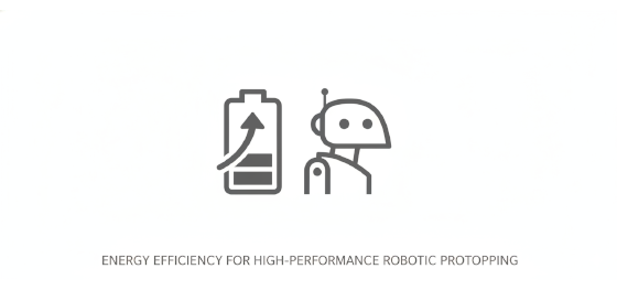 energy efficiency icon for high performance robotic prototyping