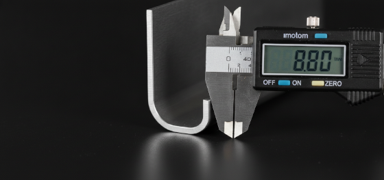 measuring steel plate wall thickness